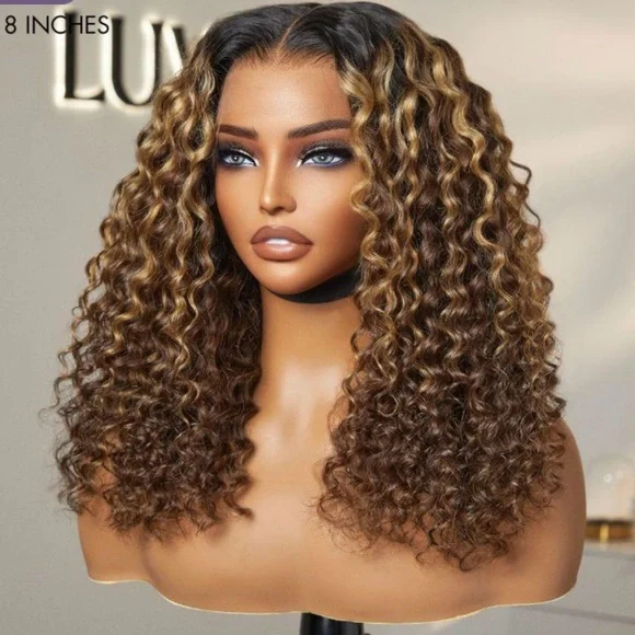 18” Pre-Max 2.0 Wig/Nature Max Highlights Color/Deep Wave/Glueless 13x6 Frontal🔥 - Picture 7 of 16